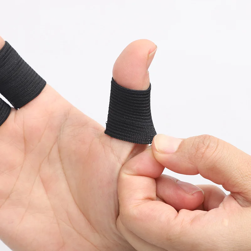 10PCS Basketball Fitness Finger Joint Protector, Sports Sheath, Finger Bandage for Thumb Protection, Anti slip and Breathable