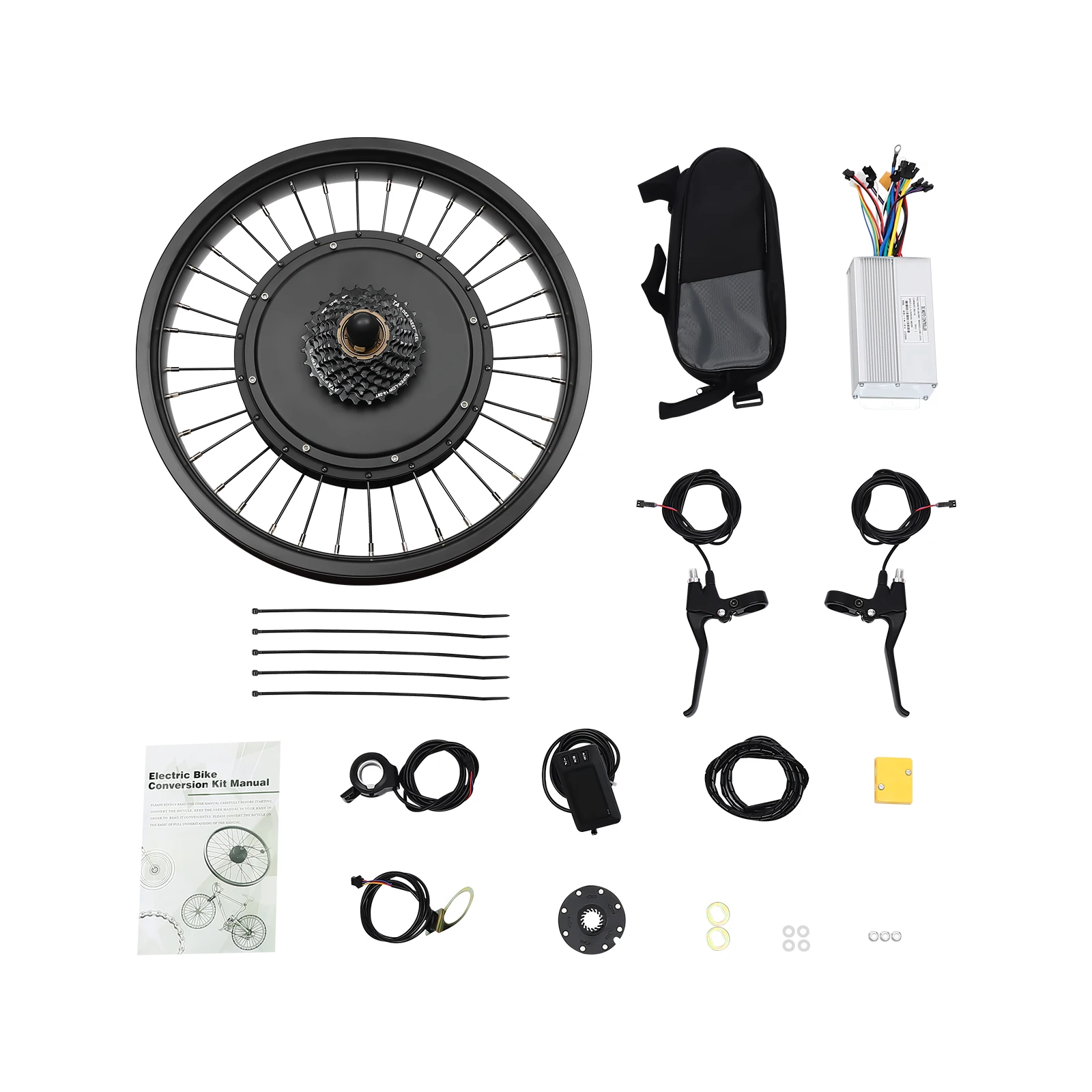 1000W E-Bike Umbausatz 20 Zoll Elektrofahrrad-Nabenmotor-Kit 48V Radnabenmotor 520 U/min E-Bike Umbausatz Bürstenlos – Detail 7