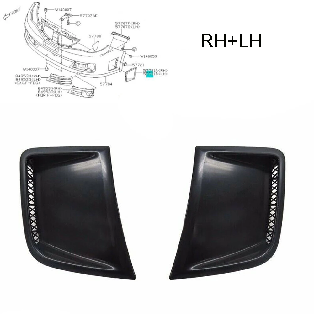 LH + RH 안개등 범퍼 베젤 커버, 임프레자 WRX STi 2008-2014 용, 57739FG010 57739FG020