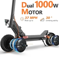 JOYOR S10-S-Z Trottinette electrique adulte, Double moteur 1000W, Batterie 60V 18Ah, Pneu 10'', Autonomie 75 km, Vitesse max 25 km/h 2