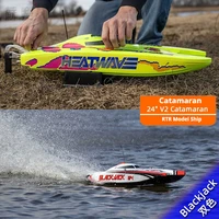 PROBOAT V2 Blackjack 24 Inch Brushless Catamaran Remote Control Electric Model Ship Rtr Adult And Children'S Water Rc Toy 2