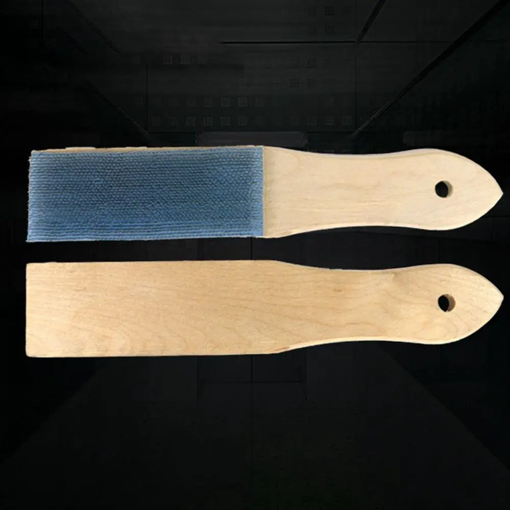 Cleaning Brush Wire Brush Stainless Steel Wire Brush Wire Cleaning Brush Pointed Sturdy Remove Chip Ergonomic Design Metal File Brush Cleaning Tool Files Cleaner