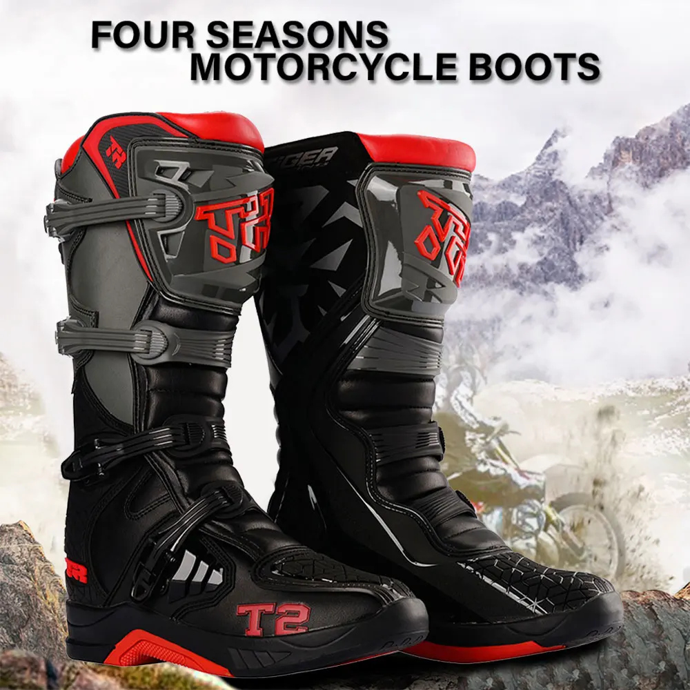 Free Gifts Motorcycle Botas Men's Boots Moto Hombre Enduro Motocross Boot  Chuteira Campo Profissional Professional Field Boots - AliExpress