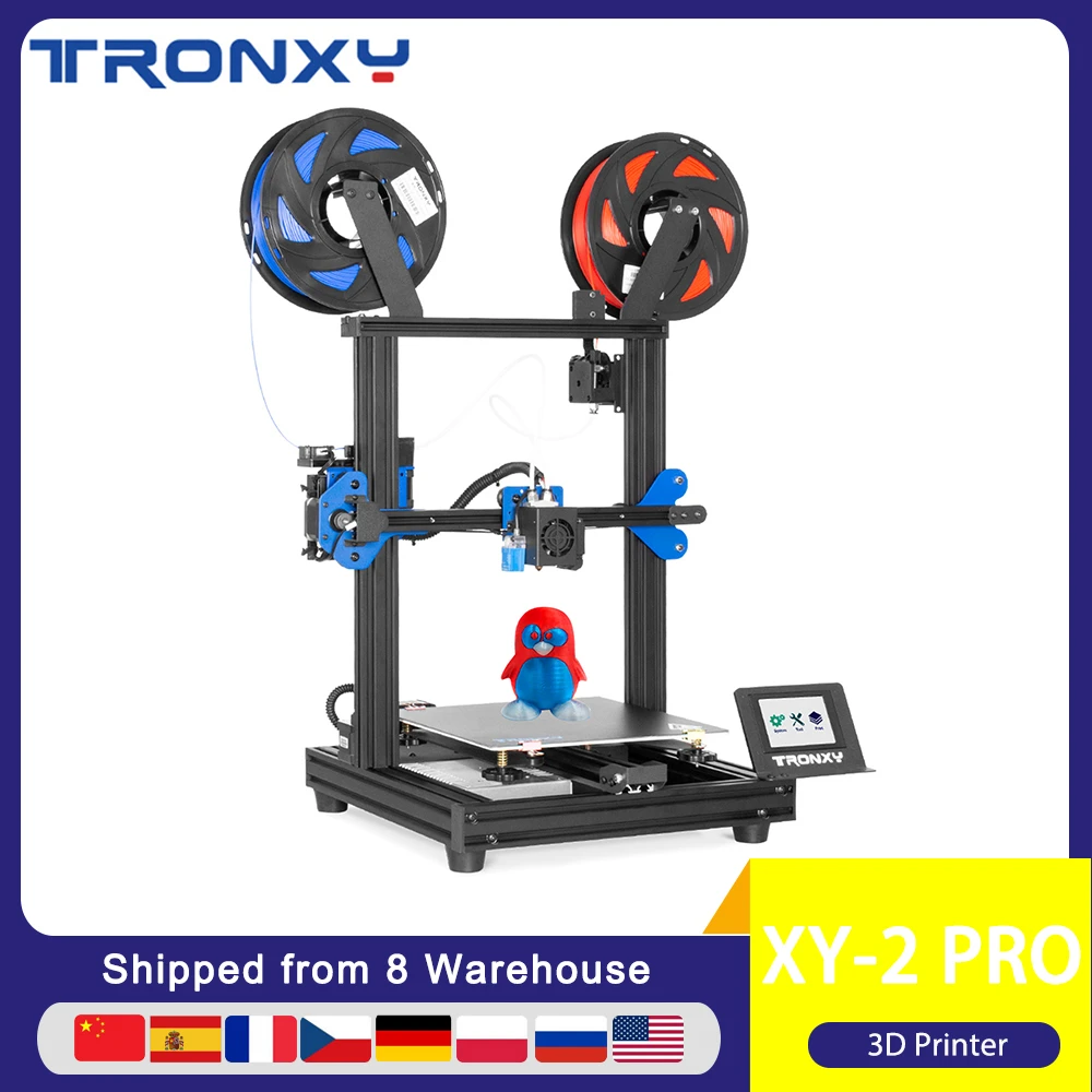 プリンター・複合機 TRONXY XY-2Pro Tronxy XY-2 Pro 2E: Dual Color 3D Printer Kit