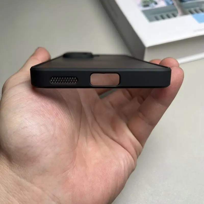 Enhanced Skin-Feel Magnetic Semi-Transparent Shockproof Bumper Case