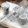 JIANWU 50mm*200cm Nostalgia Monologue Series Vintage English Text Material Collage PET Tape Creative DIY Journal  Stationery 3