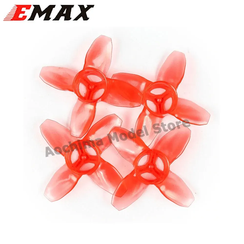 2Pairs EMAX Avan Tinyhawk TH Turtlemode Propeller 2CW+2CCW 4-Paddle 40mm Props for Indoor Flying 08025 Motor