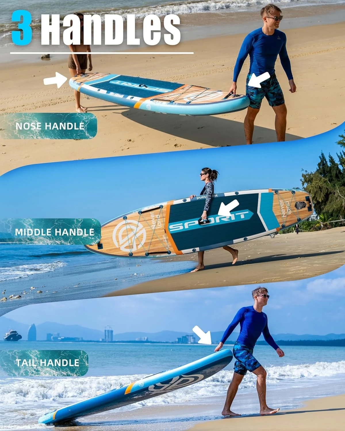 Super Wide Inflatable Stand Up Paddle Board 5