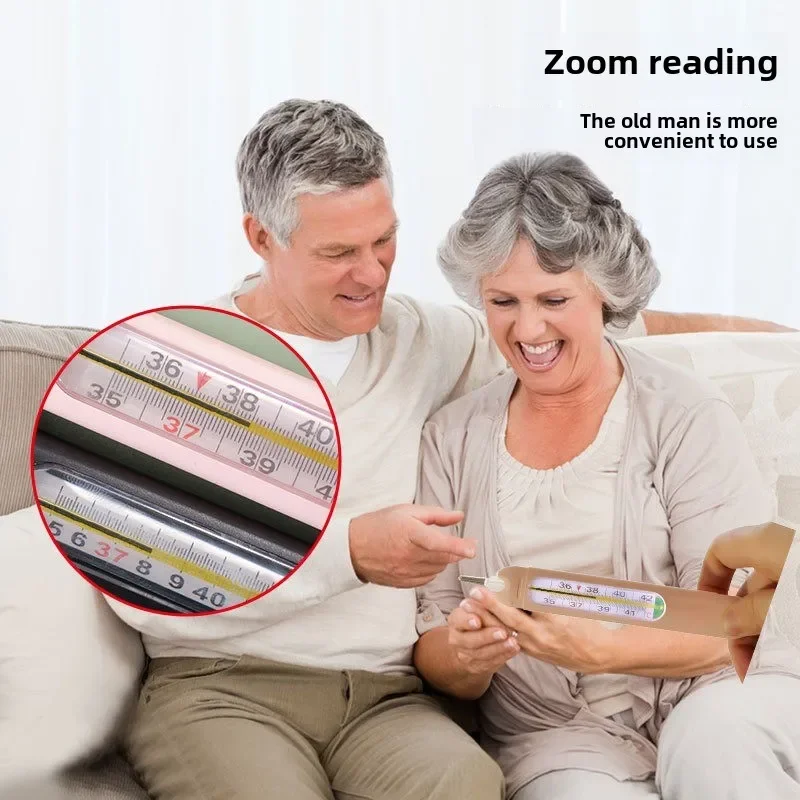 New Intelligent Anti Drop Cover Glass Thermometer Protective Cover Thermometer Anti Drop Cover with Ligh