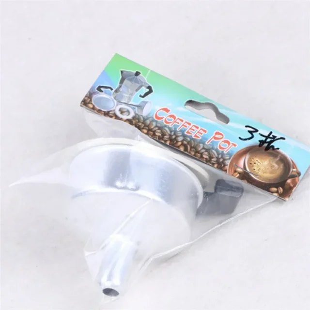 Espresso Coffee Moka Pot Rubber Ring Handle Gasket Funnel Filter Set For Cups Moka Pot Espresso Coffee Makers Parts 6
