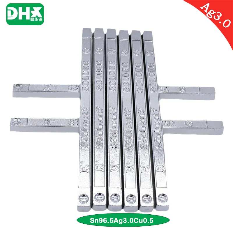 납 없는 Sn96.5Ag3.0Cu0.5 및 3% 은 고순도 납땜봉, 납땜기용, 납땜봉 1kg