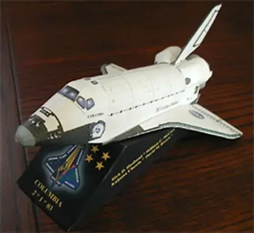 3D Paper Model Colombia Space Shuttle 3D Paper Model DIY Parent-Child Hand