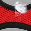 Breathable Mesh Pet Harness & Leash Set Adjustable Polyester Vest Harness with Collar Suitable for Cats Puppies Small Medium Dog 4