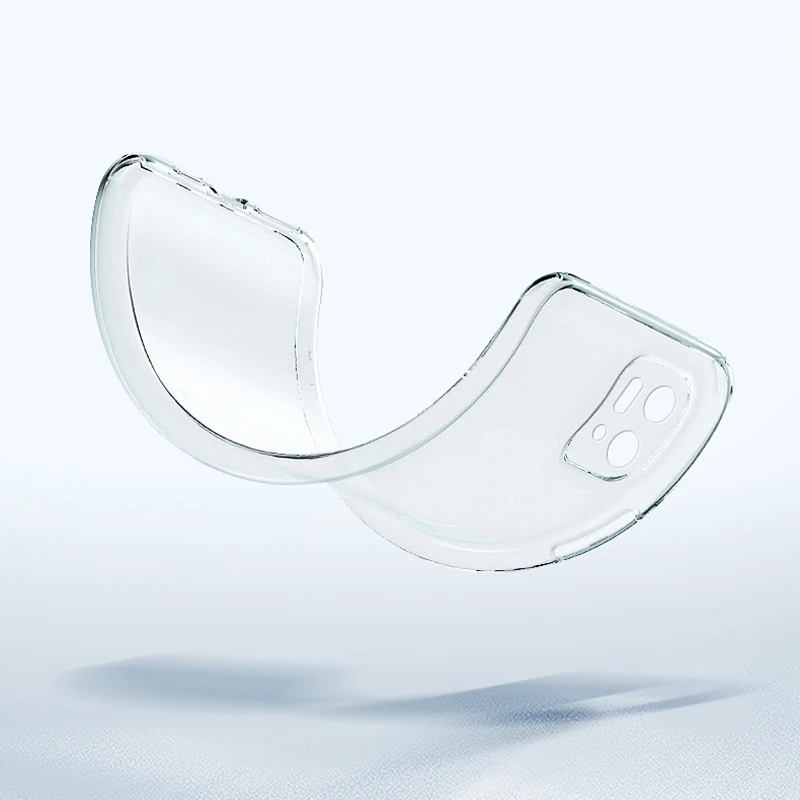 Crystal Clear Protective Silicone Phone Case - Ultra Transparent Back Cover