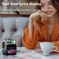 Bluetooth Speaker Smart Touch Screen Mini Portable Audio Player Wireless Handsfree Call MP3 Music Box Support TF Play APP Contro 3