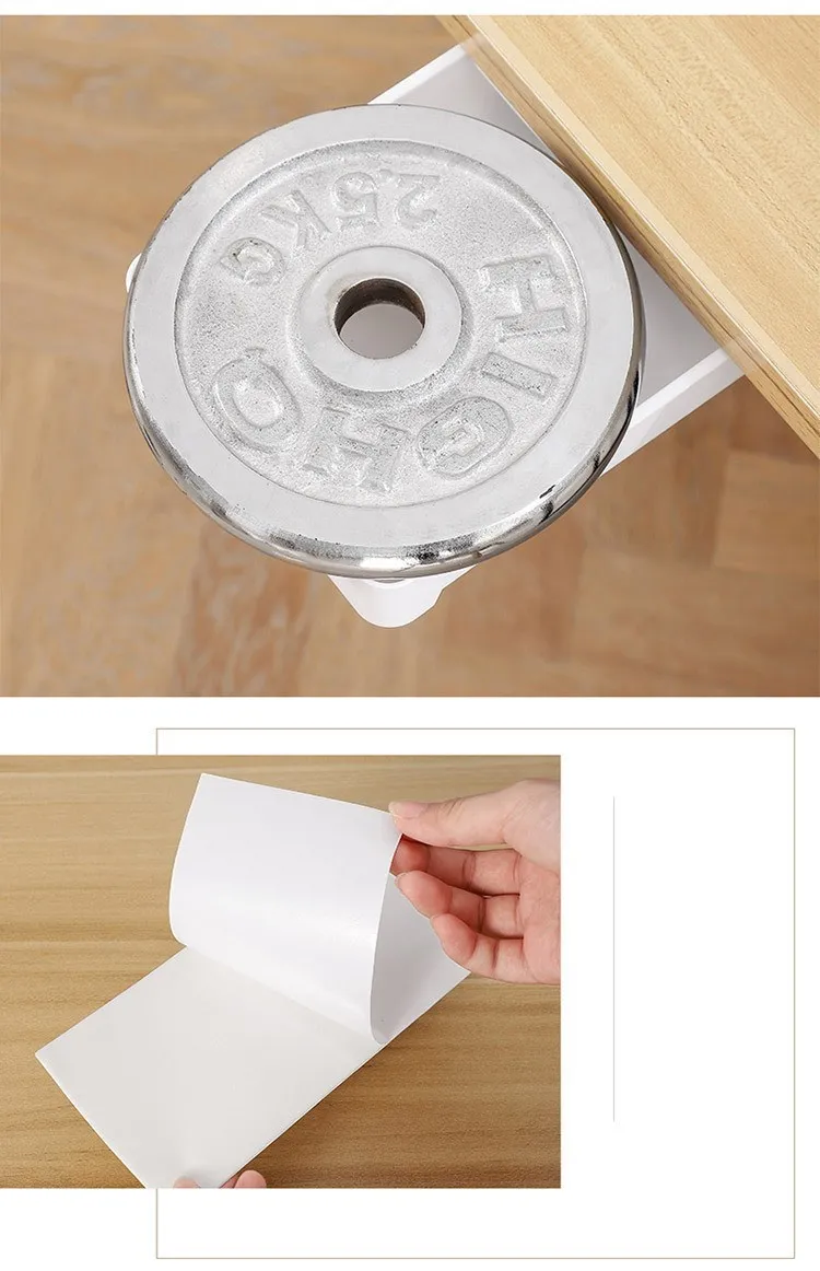 Description Picture 5 of itemUnder The Desk Drawer Type Storage Box Desktop Organizer Office Desk Student Stationery Box Invisible drawer organizer
