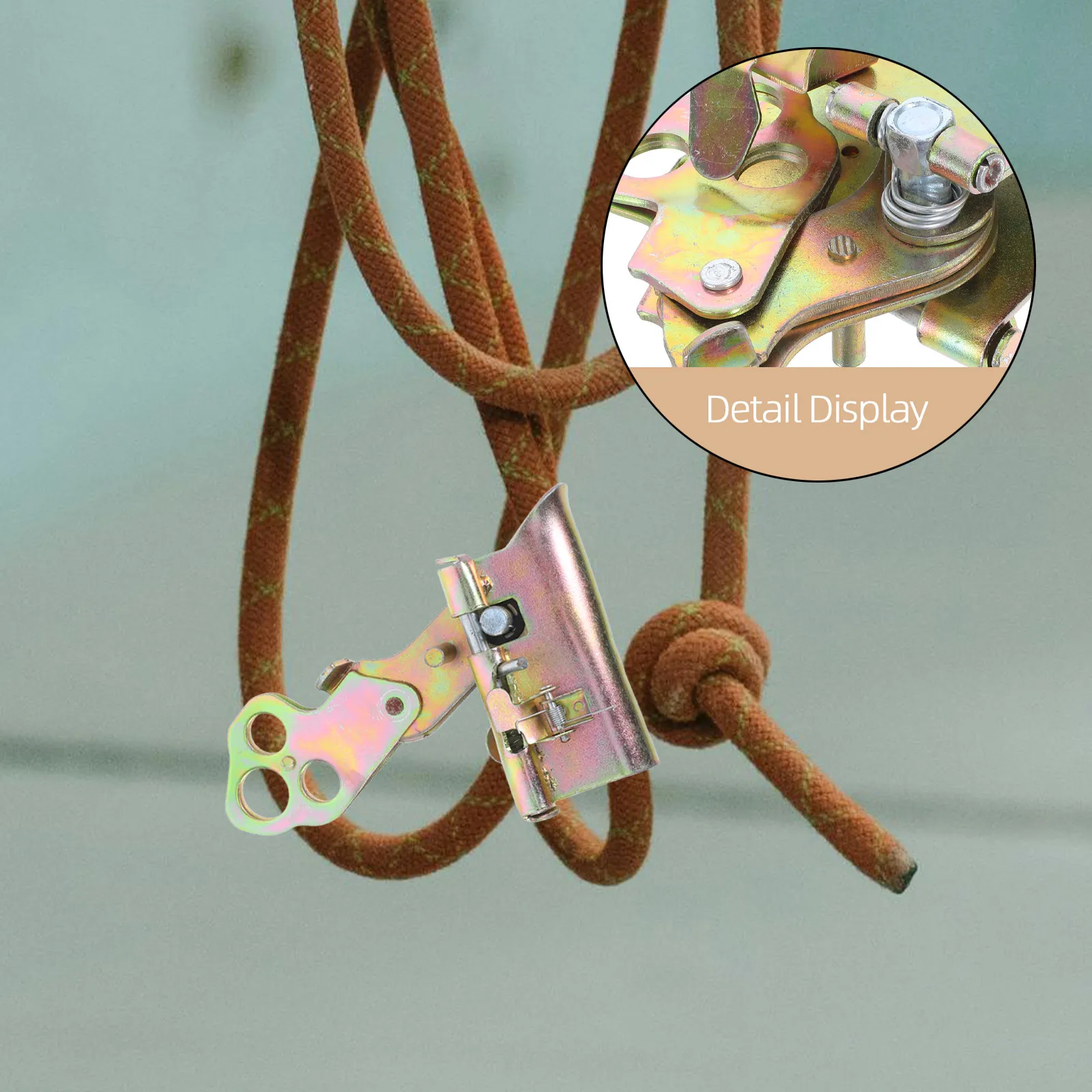 안전 로프 자동 잠금 장치, 고하중 강철 자동 잠금 로프 그랩, 추락 방지, 건설, 고공 작업용