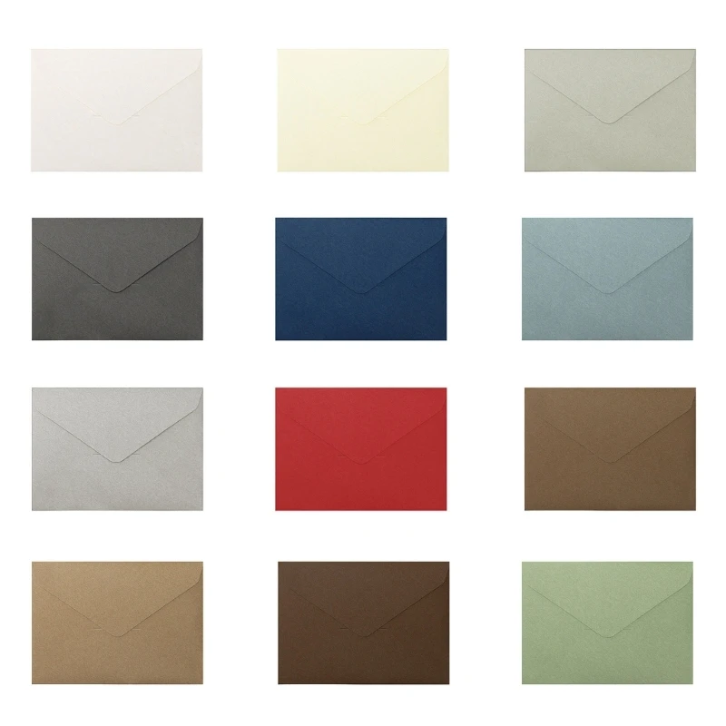 

20Pcs Colorful Business Envelopes, Business Flap Envelopes Standard Envelopes for Office Checks, Letter Mailing Invoices 594A