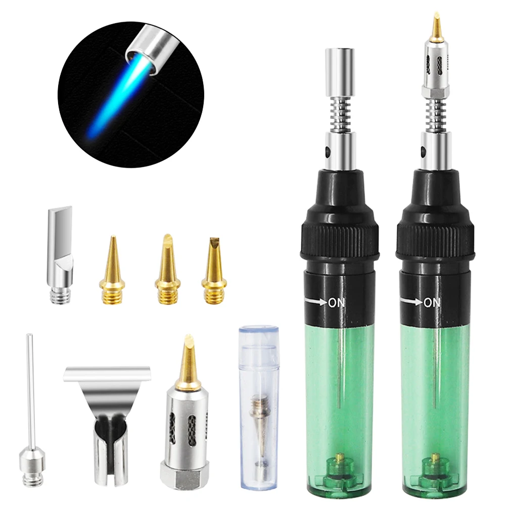 Hot 1300 Celsius Butano 4 In 1 Saldatore A Gas Portatile Pistola Per Torcia A Gas Strumento Di Riscaldamento Wireless Penna Per Soffiaggio Torcia Stru