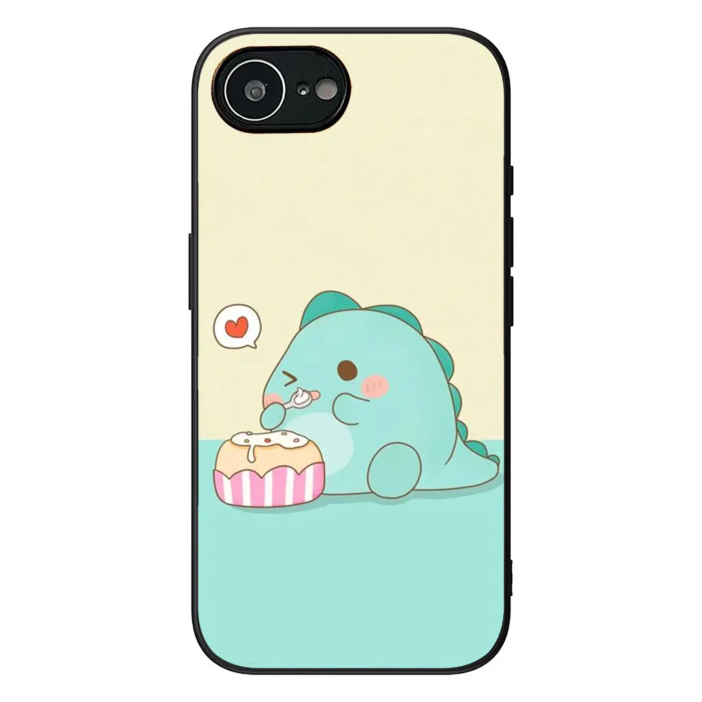 Cute Anime Dinosaur Soft Phone Cover Case