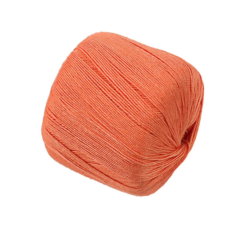50g Tiansi Hemp Thread Hand Woven DIY Crochet Pad Doll Thread Material Bag Medium Thick Wool Crochet Knitting Suture 4