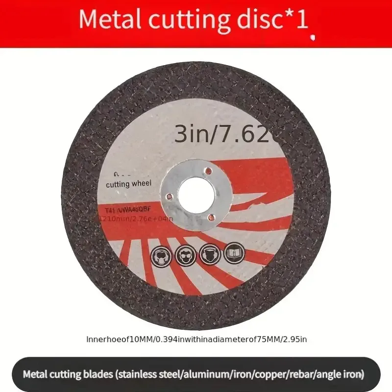 7pcs ProCut Circular Saw Blade Set, 3 Inch - 75mm Grinding Discs - Durable Steel Structure, Chainsaw Blades, Metal Cutting Tool