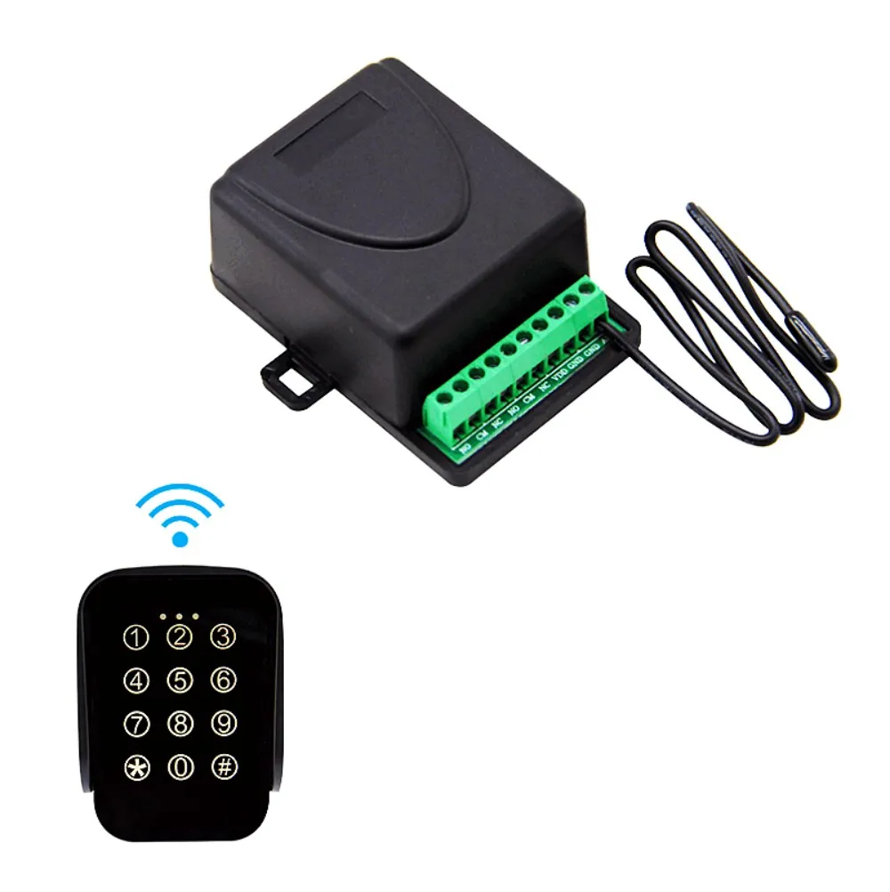 Wireless Touch Panel Keypad for Gate Openers - Two-Channel, Waterproof Design