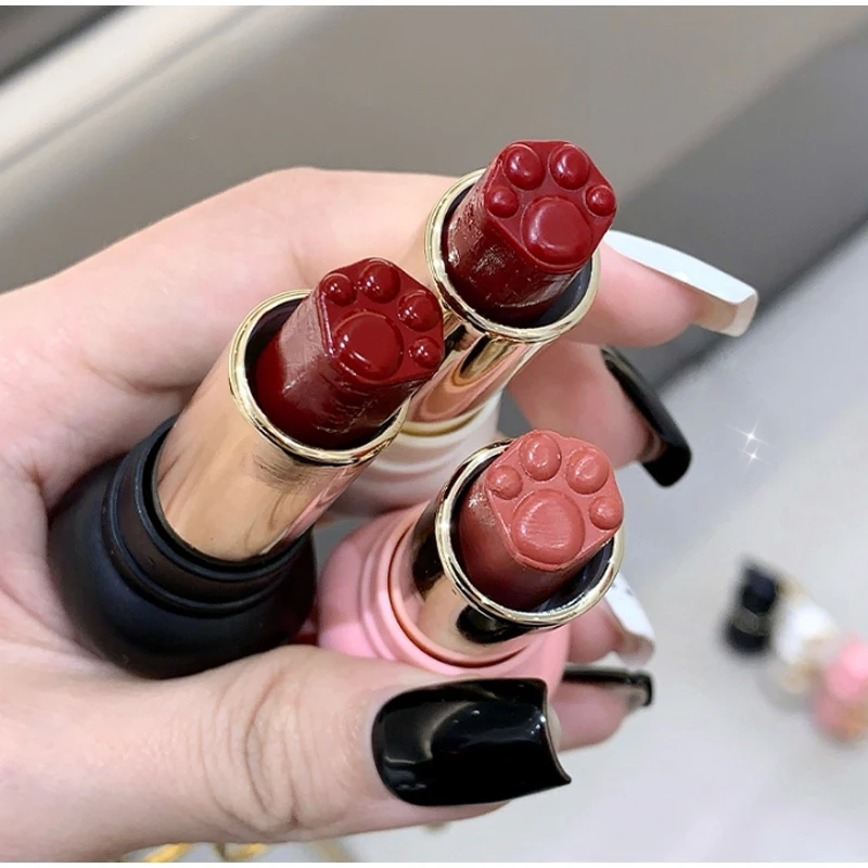 Description Picture 6 of item2025 Sweet Heart Bear Lip Balm Long-lasting Moisturizing Lip Gloss Non-stick Cup Waterproof Lip Makeup Korean Dudu Lip Lipstick