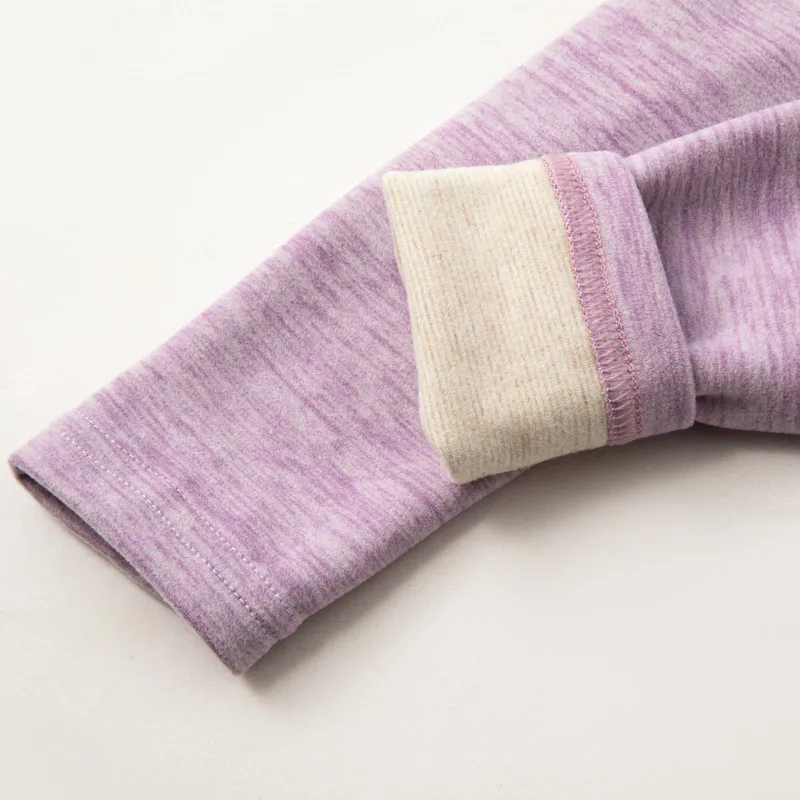 Winter Thermo Unterwäsche Thermo Frauen Kleidung Herren Unterwäsche Wolle und Seide Doppels chicht Fleece gebürstete Tops Thermo hosen Set – Detail 20