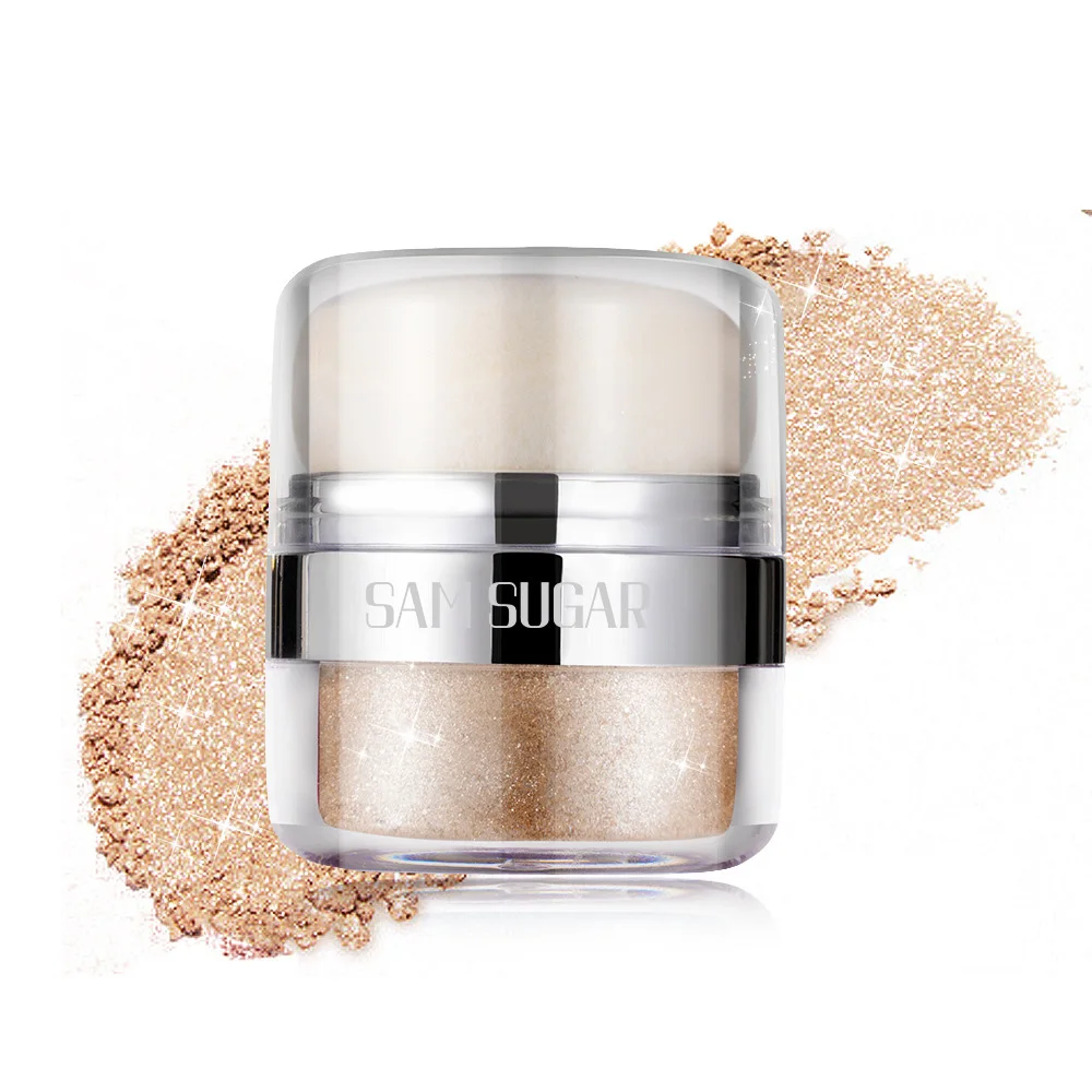 Air cushion highlighter glitter multifunctional three-dimensional brightening pearlescent eyeshadow body patting powder 6