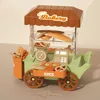 Sweet Dessert Stand Ice Cream Truck Toy Colorful Luminous Mini Bread Truck DIY Mini Children's Food Stand Truck Toy Kids 5