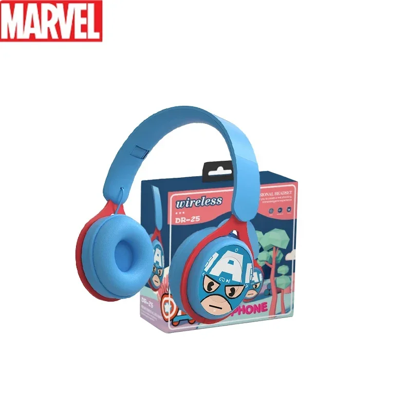 Wireless Headphones Disney Marvel Steel Mickey Earphones Bluetooth