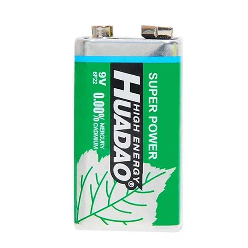 10PCS Disposable 9 Volt Battery 9V Alkaline Battery Multimeter Alarm Microphone 6F22 Carbon Dry Batteries 1100mah for KTV ToyNew for alkaline battery,disposable battery
