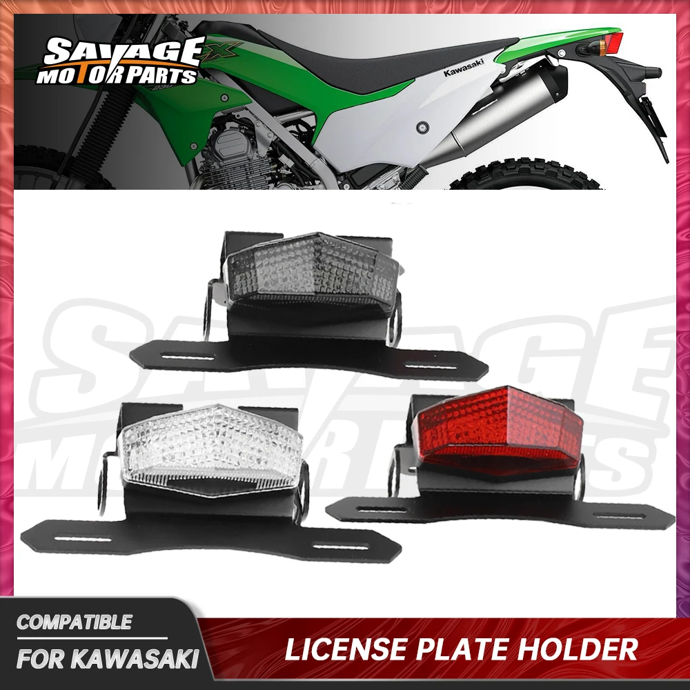 For KAWASAKI KLX230R License Plate Holder Bracket KLX 230R 2020 2022