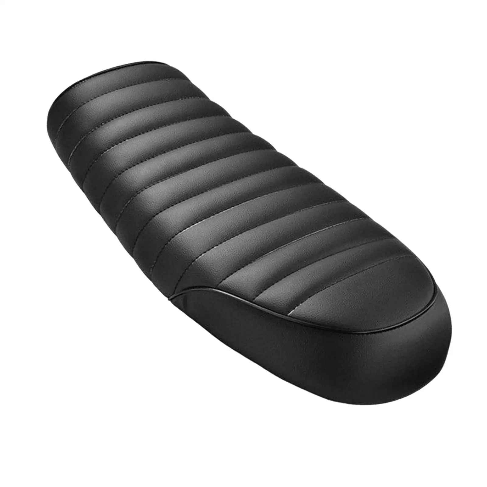 Universal-Motorcycle-Cafe-Racer-Seat-Vintage-Saddle-Flat-Pan-Pad-Retro ...