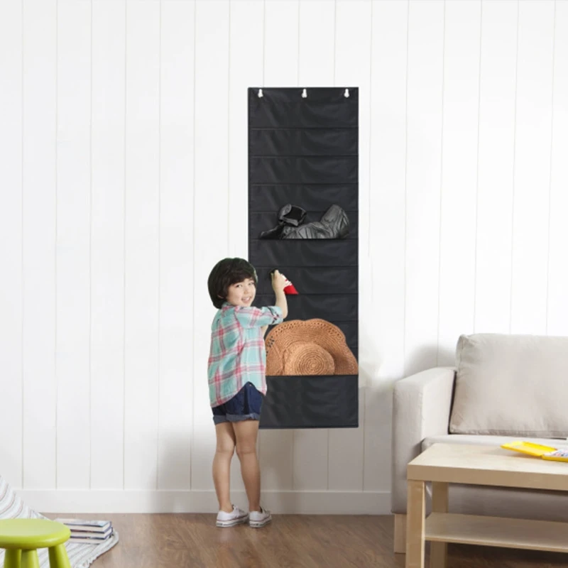 내구성 조직 포켓 벽 교수형 파일 주최자 폴더 사무실 학교 대용량 스토리지 가방 10 포켓