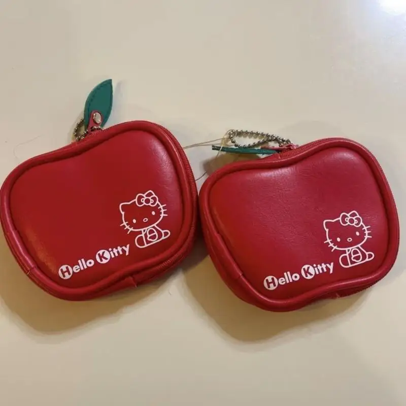 

Sanrio Кошелек для монет в стиле ретро, кошелек для Apple Hello Kitty Zero, сумка для хранения, Портативная сумка для наушников, миниатюрная сумка для ключей с подвеской из ПУ, сумка для карт