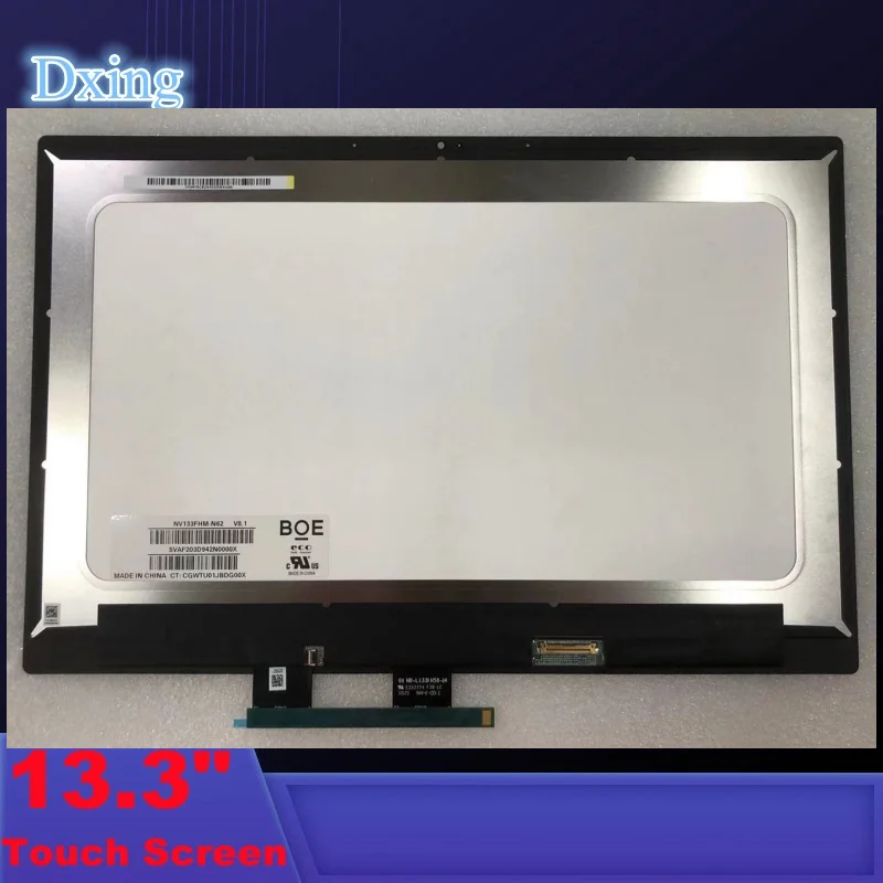 

13.3 Laptop LCD Touch Screen Digitizer Assembly for Acer Chromebook Spin 13 CP513-1H Display Panel Replacement IPS 1920x1080