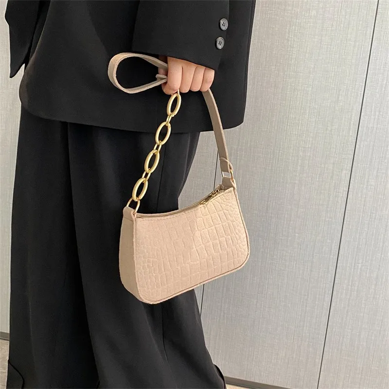 Texture Bag Shoulder Single New Crescent Saddle Handbag For Woman Messenger Versatile Luxury Crossbody High-Grade High-Quality