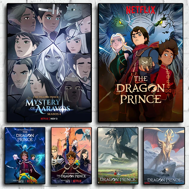 2022 The Dragon Prince Cartoon Poster Movie Print Poster Wall Art ...