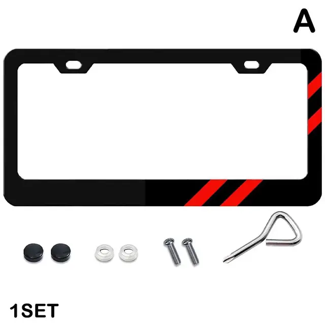 Car License Plate Frame Universal American Gauge License Plate Frame
