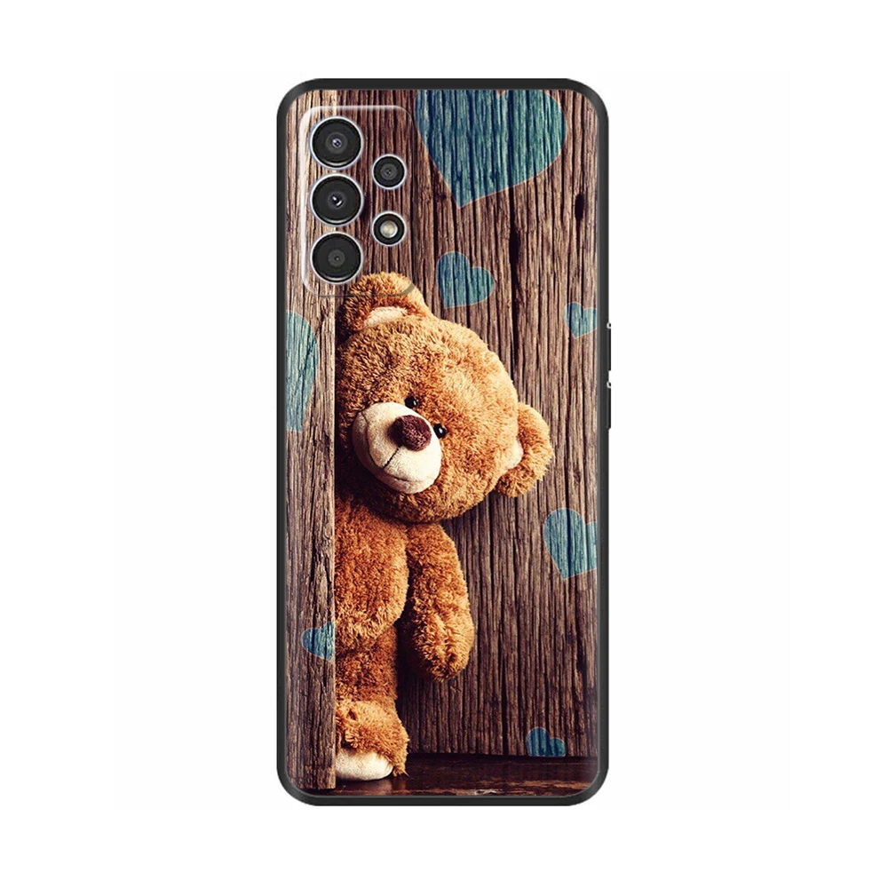 Black Shockproof Silicone Phone Case - Soft Protective Back Cover