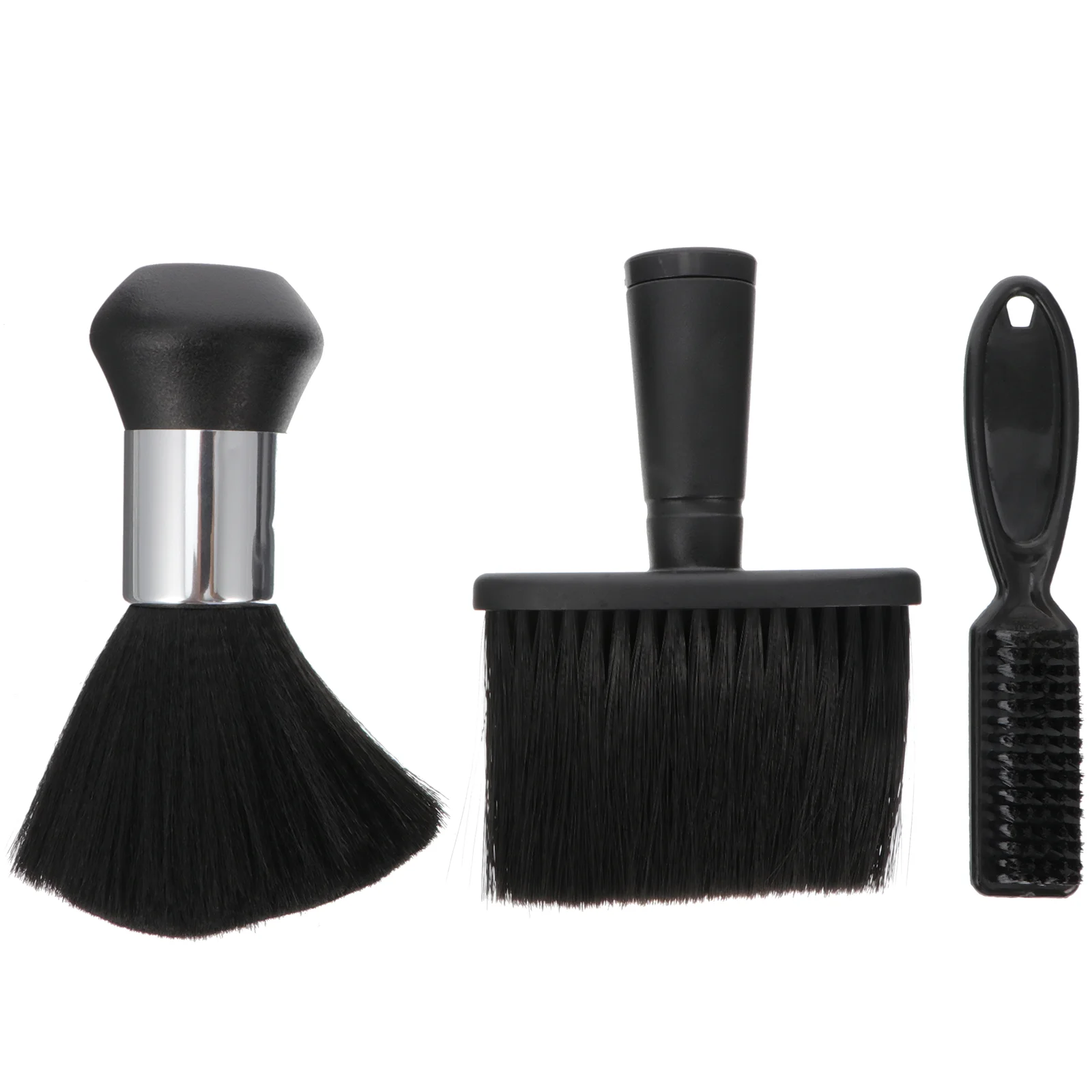 

3 Pcs Broken Hair Brush Barber Neck Duster Clipper Cleaning Hairdressing Plastic