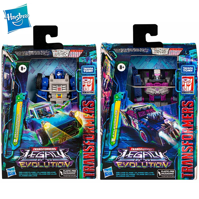 

In Stock Hasbro Transformers Legacy Evolution Deluxe Class Beachcombe Axlegrease Ver. Anime Action Figures Model Collection Toys
