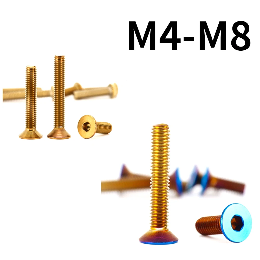 

1Pcs/ M4 M5 M6 M8 304 A2 Stainless Steel DIN7991 Hexagon Hex Socket Head Flat Countersunk Allen Bolt Screw