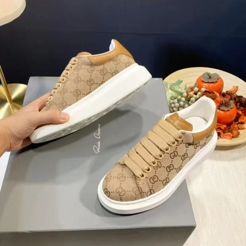 Spring New Couple Casual Shoes 2025 Designer Versatile Breathable Platform Sneakers Men's Women Elevated Muffin Board Shoe Tenis 3