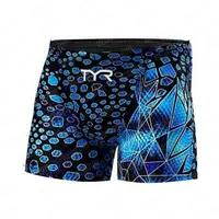 New Mens Summer Swim Surf Trunks Professional Beach Tights Shorts Quick Dry Surfing Swimming Pantalones Gym Swim Jammer Swimsuit