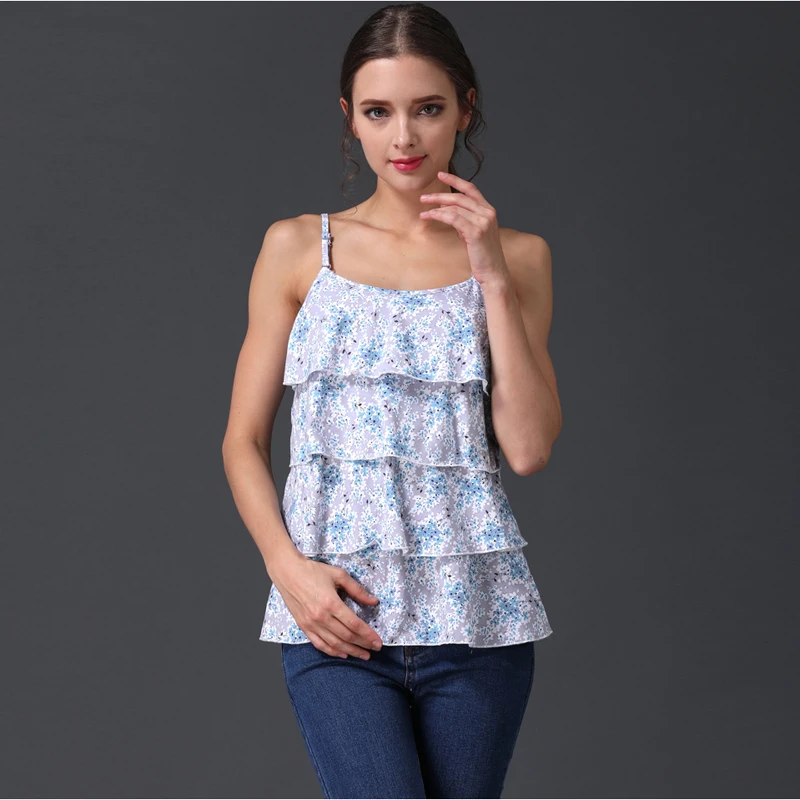 Emotion Moms Floral Pregnancy Maternity Clothes Tank Tops Breastfeeding Tops For Pregnant Women Summer Vest Tees