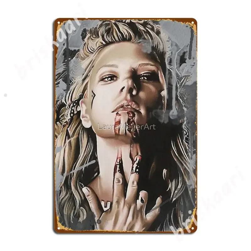 

Lagertha металлические знаки настенные фотообои создают настенные Фотообои