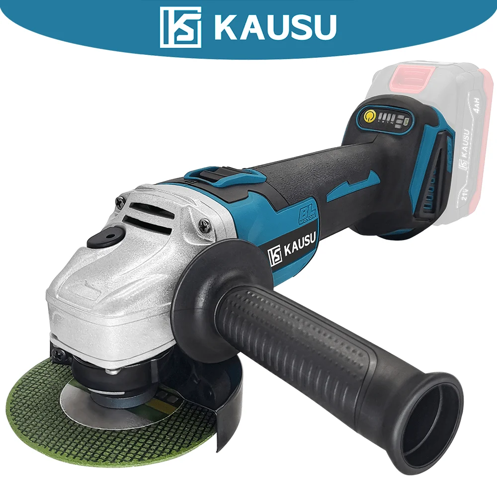 100MM M10 Brushless Electric Angle Grinder 4-speed Polishing Machine Grinding Power Tool For Makita 18V Battery(No Battery) 6